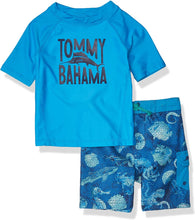 
                        
                          Load image into Gallery viewer, Tommy Bahama Boys' Rashguard and Trunks Swimsuit Set
                        
                      