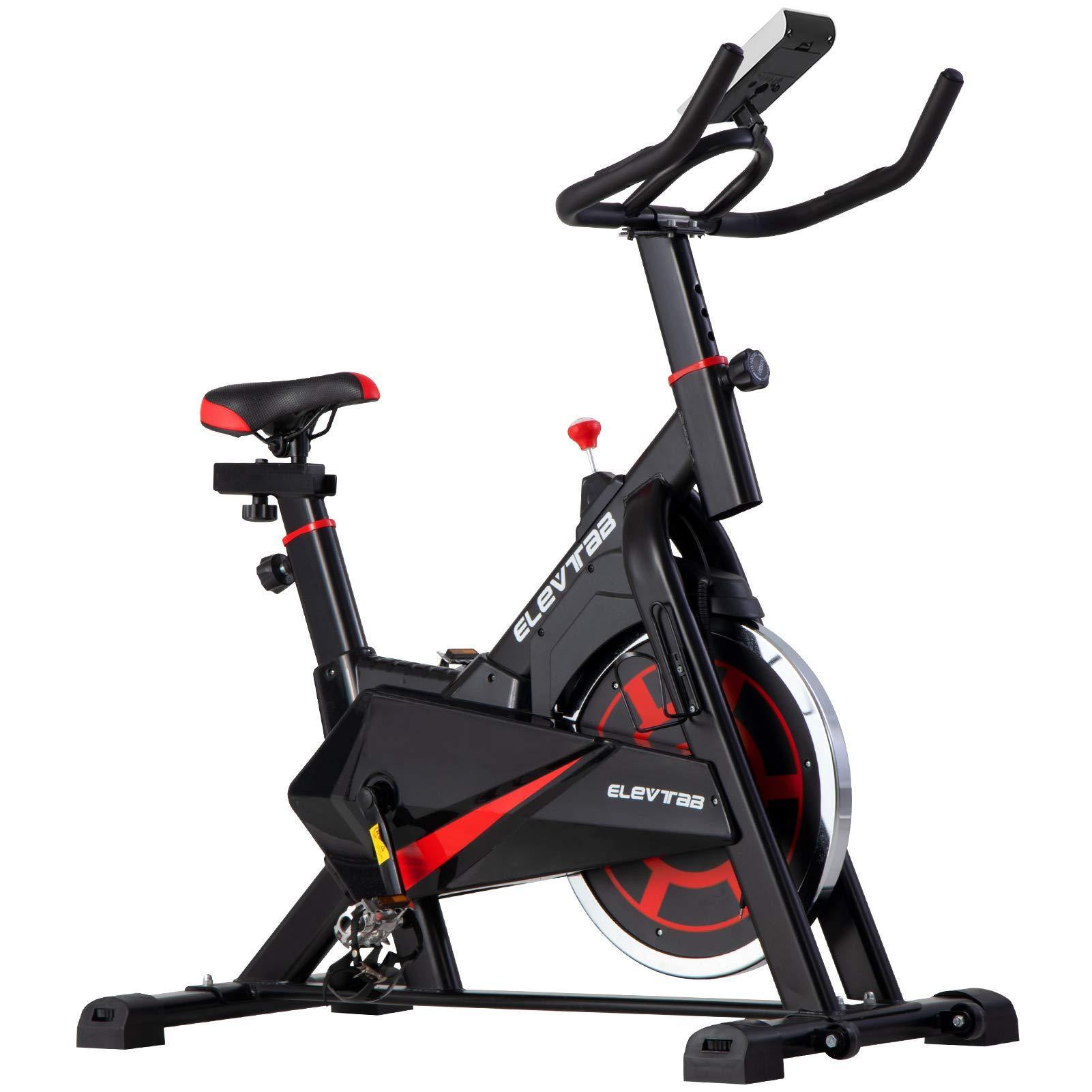 ER KANG Exercise Bike, Indoor Cycling Bike, Digital LCD Monitor Upgraded Version - JOY2ESpree