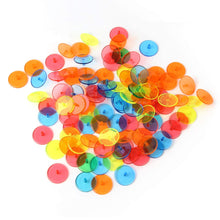 
                        
                          Load image into Gallery viewer, sansheng 200 PCS Plastic Circular Transparent Golf Position Mark and Baseball Position Mark/Position Markers for Upright bass (Random Colors) - JOY2ESpree
                        
                      