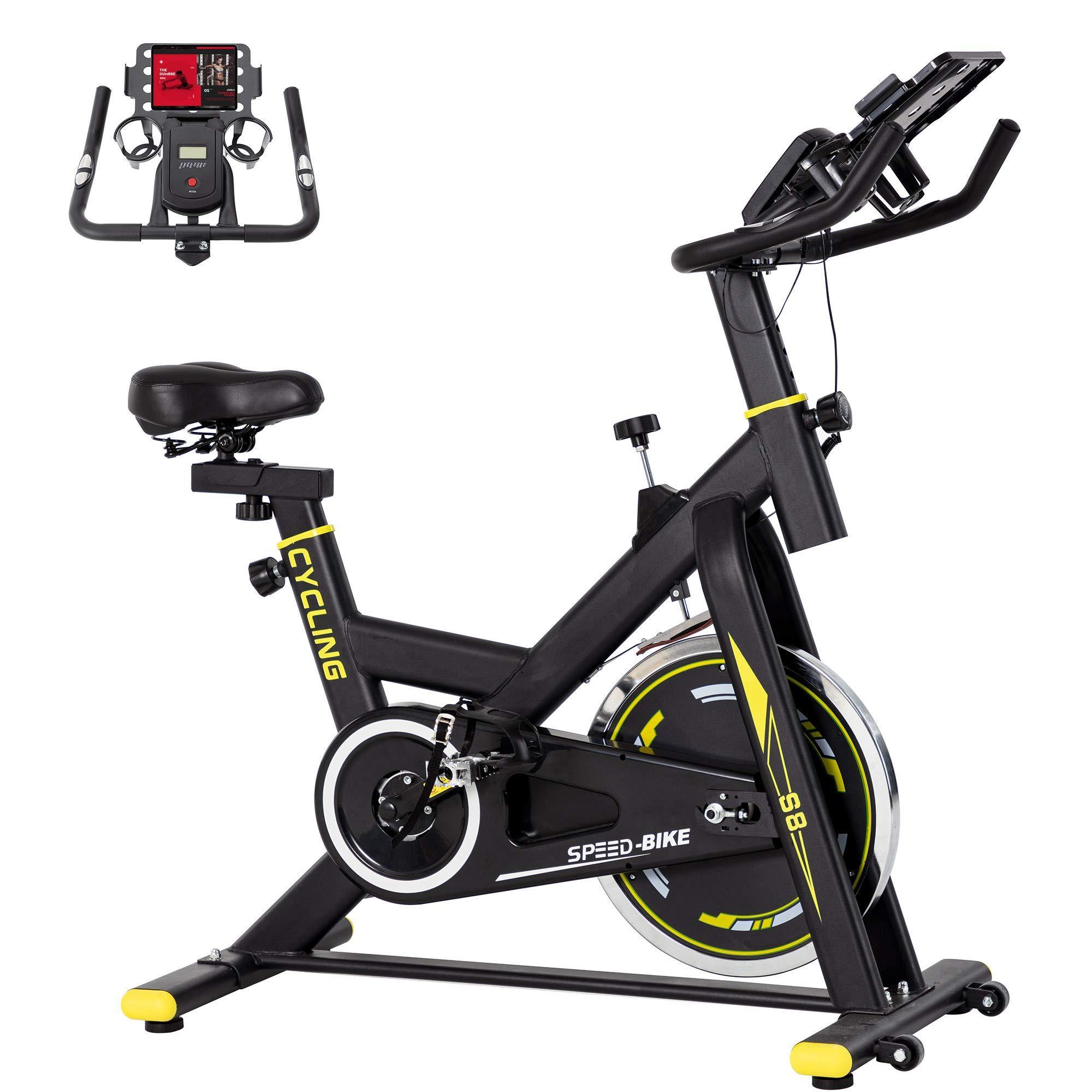 BINHIA Exercise Bike Indoor Cycling Bike Stationary - Cycle Bike with Ipad Mount &Comfortable Seat Cushion - JOY2ESpree