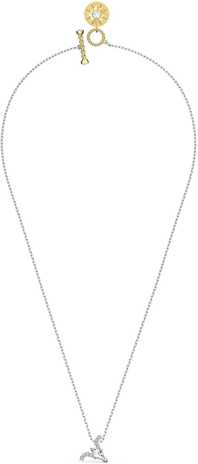SWAROVSKI Women's All Zodiac Symbols Crystal Pendant, Mixed Metal Finish, Clear White Crystal Necklace Jewelry Collection - JOY2ESpree