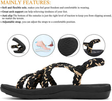 
                        
                          Muat gambar ke penampil Galeri, MEGNYA Women's Comfortable Walking Sandals with Arch Support Waterproof for Walking/Hiking/Travel/Wedding/Water Spot/Beach
                        
                      