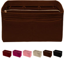 
                        
                          Load image into Gallery viewer, Purse Organizer Insert with Zipper Felt Bag Organizer Handbag Organizer Insert Bag In Bag Organizer
                        
                      