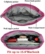 
                        
                          將圖片載入圖庫檢視器 Canvas Tote Bag Waterproof Nylon Multi Pocket Shoulder Bags Laptop Work Bag Teacher Purse and Handbags for Women &amp; Men
                        
                      