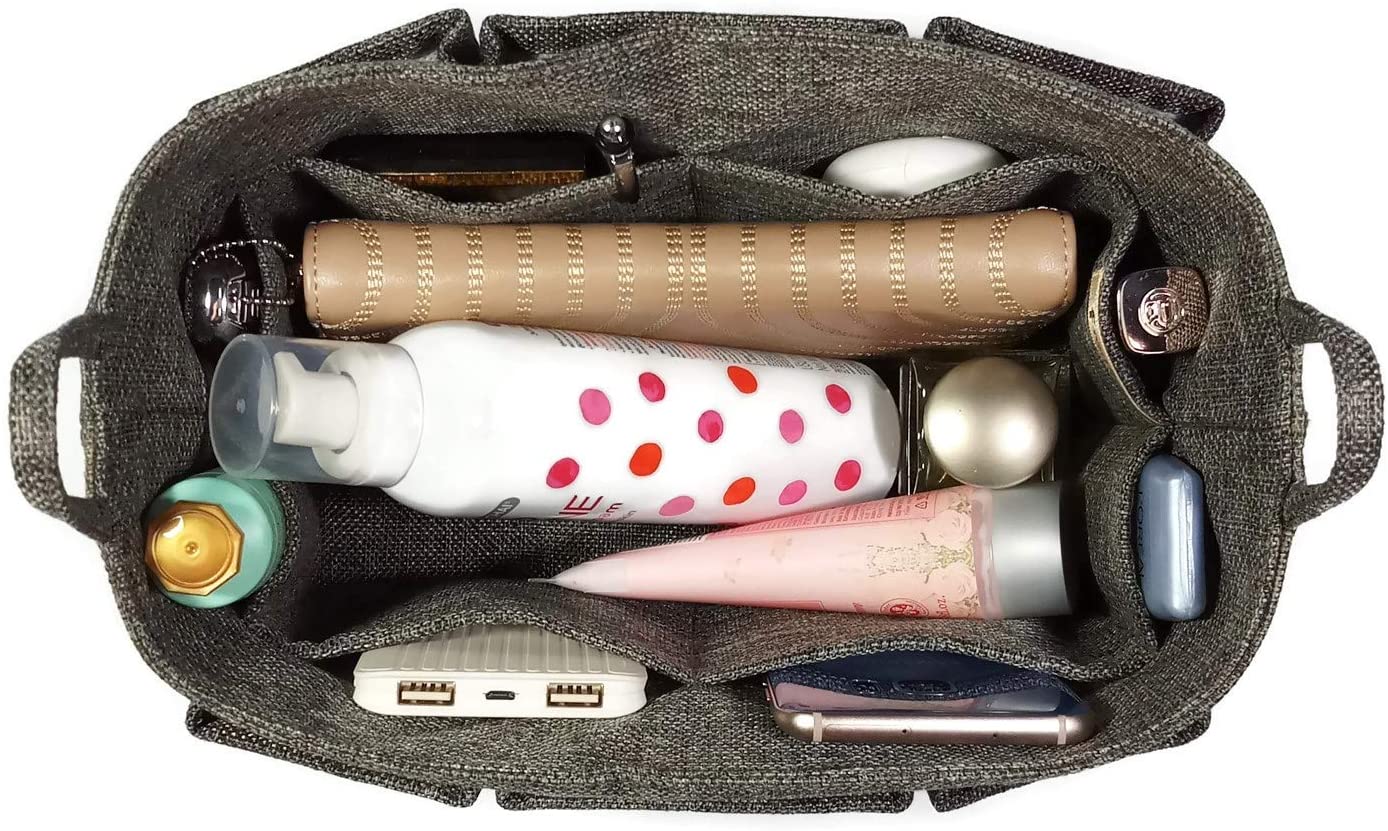 K&M Quality Product Purse Organizer Insert Medium for LV Speedy 30 Longchamp Cuir