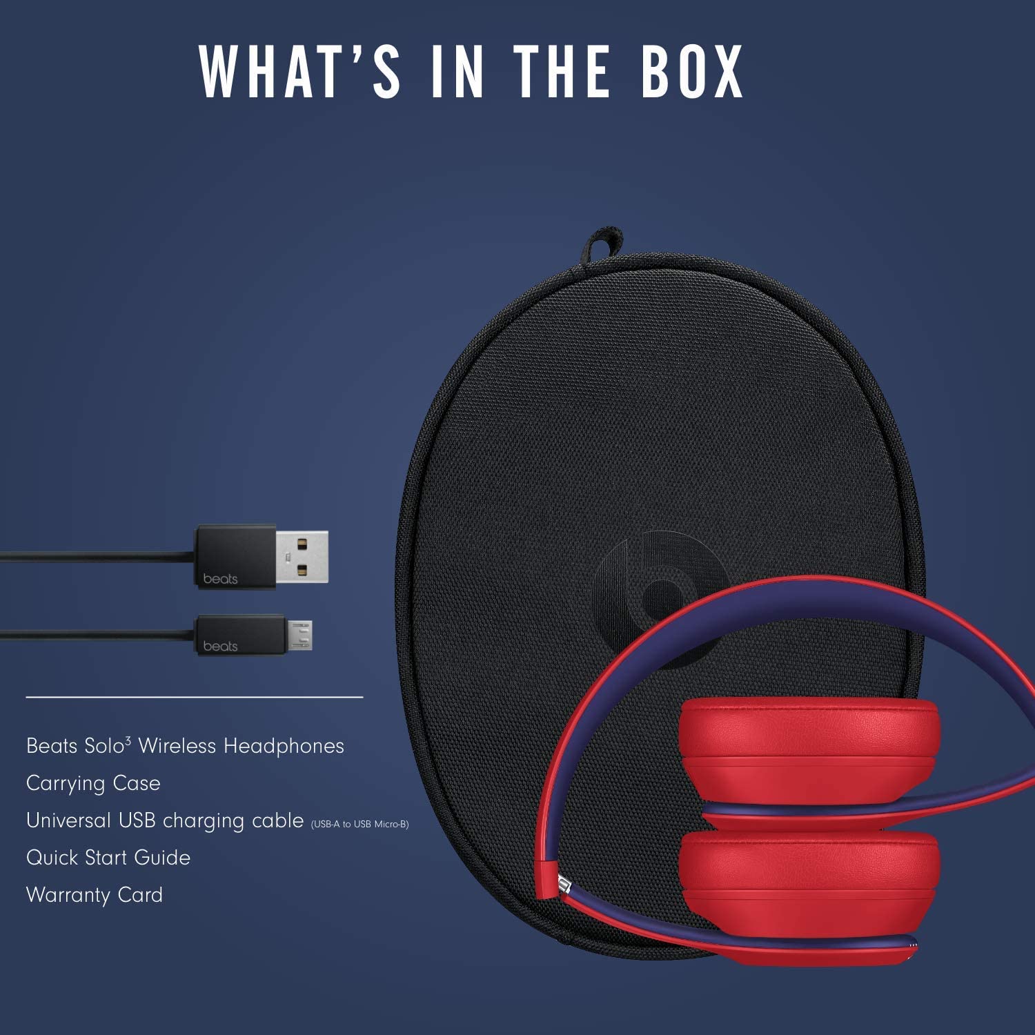 Beats Solo3 Wireless On-Ear Headphones - Apple W1 Headphone Chip, Class 1 Bluetooth, 40 Hours of Listening Time, Built-in Microphone - Satin Gold