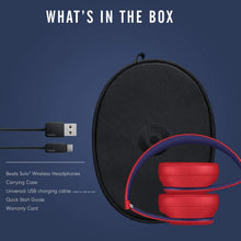 
                        
                          Load image into Gallery viewer, Beats Solo3 Wireless On-Ear Headphones - Apple W1 Headphone Chip, Class 1 Bluetooth, 40 Hours of Listening Time, Built-in Microphone - Satin Gold
                        
                      