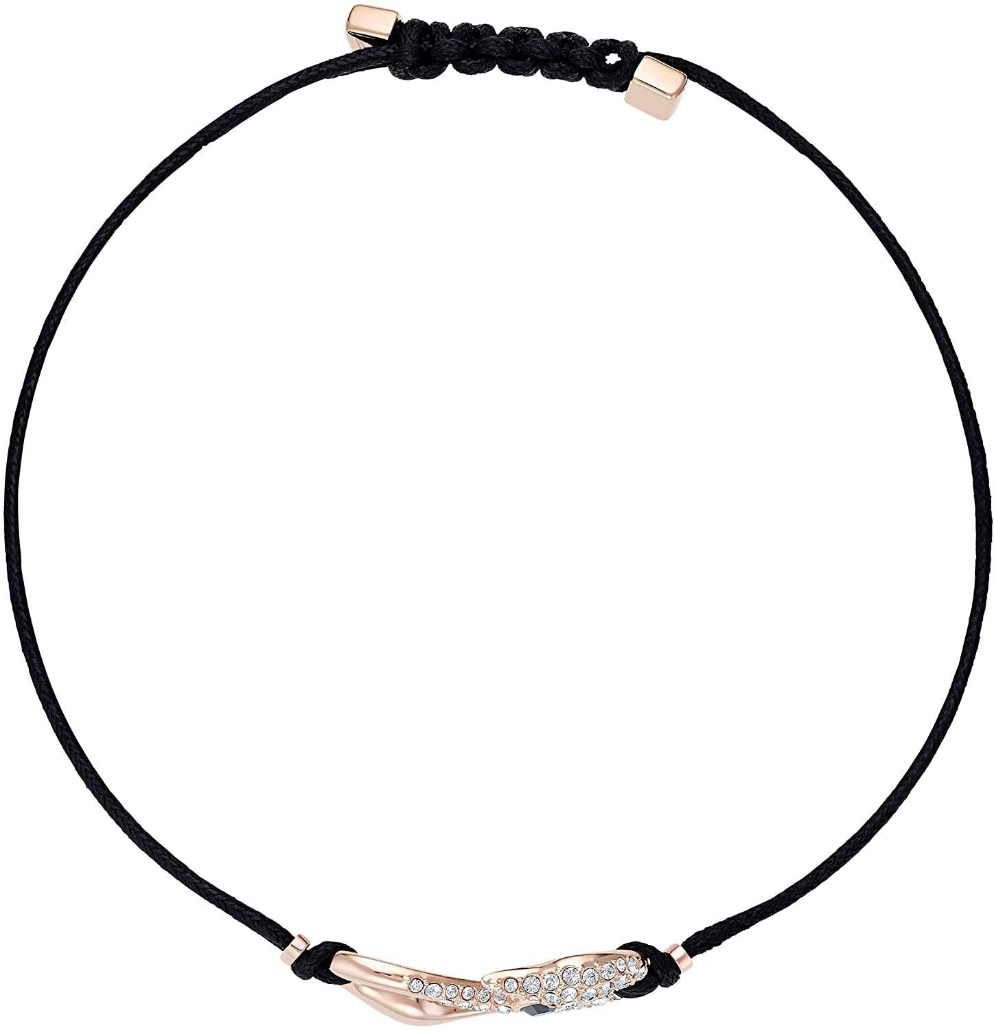 SWAROVSKI Women's Power Collection S Hook Swan Cord Band Crystal Bracelet Collection - JOY2ESpree