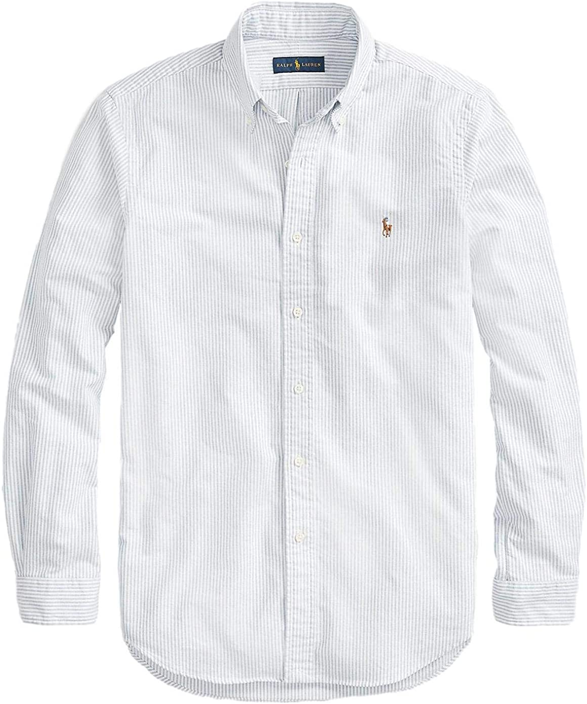 Ralph Lauren Mens Logo Button-Down Dress Shirt