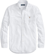 
                        
                          Load image into Gallery viewer, Ralph Lauren Mens Logo Button-Down Dress Shirt
                        
                      