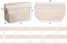 
                        
                          Cargar imagen en el visor de la galería, Vercord Purse Organizer Insert Bag Tote Handbags Pocketbook Inserts Organizers Zipper 11 Pockets Black Medium
                        
                      