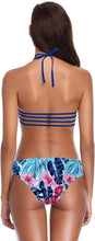 
                        
                          画像をギャラリービューアに読み込む, SHEKINI Women's Floral Printing Cutout Strappy Halter Swimsuits Bikini Suits
                        
                      