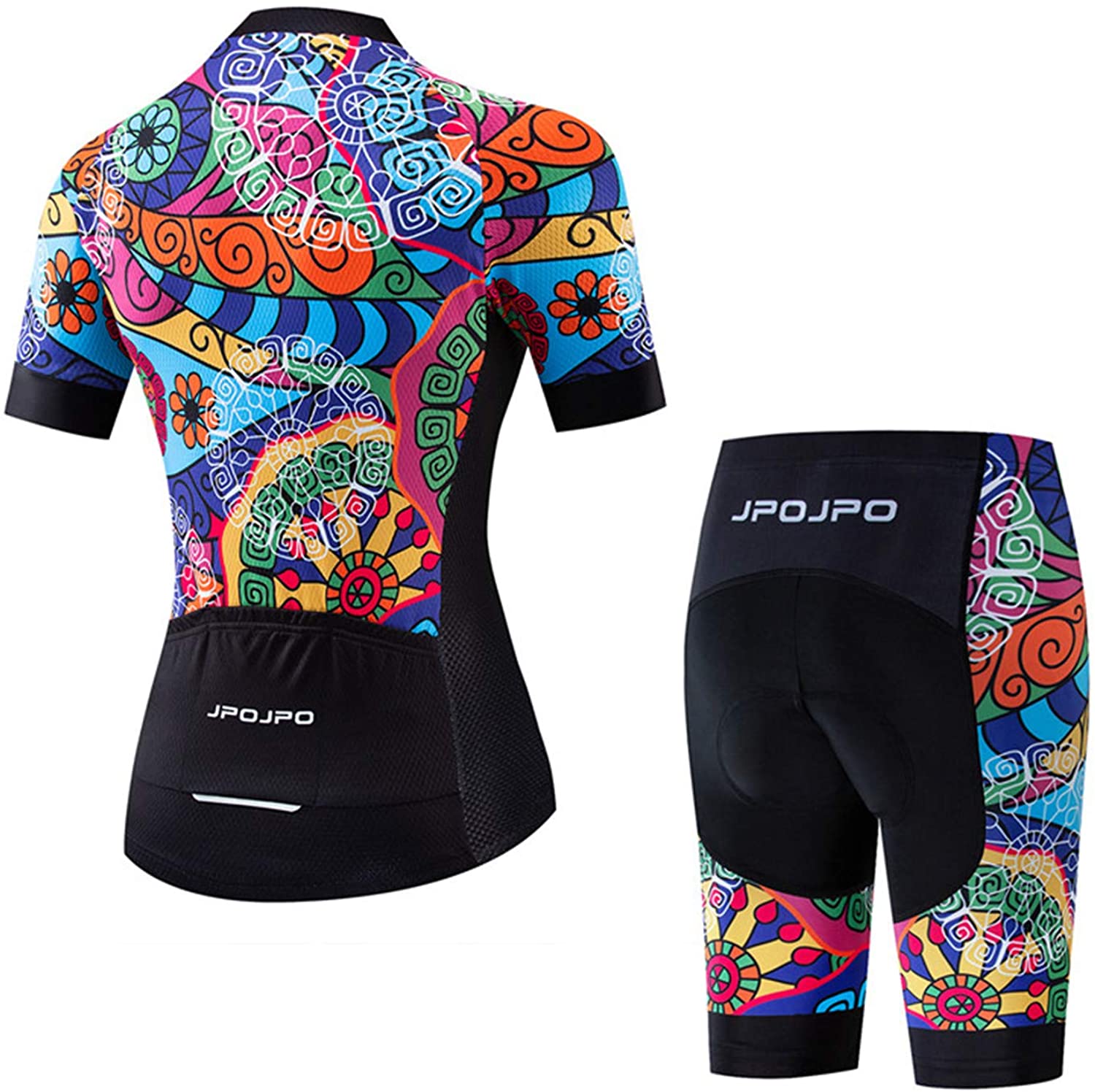 Women's Cycling Clothing Short Sleeve Bike Jersey Sets Bib Shorts Summer Cycling Sets Reflective