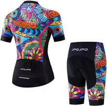 
                        
                          Muat gambar ke penampil Galeri, Women's Cycling Clothing Short Sleeve Bike Jersey Sets Bib Shorts Summer Cycling Sets Reflective
                        
                      