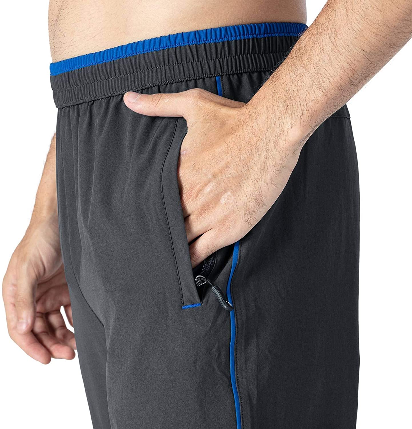 Rdruko Men's Jogger Casual Pants Lightweight Breathable Quick Dry Hiking Running Outdoor Sports Pants