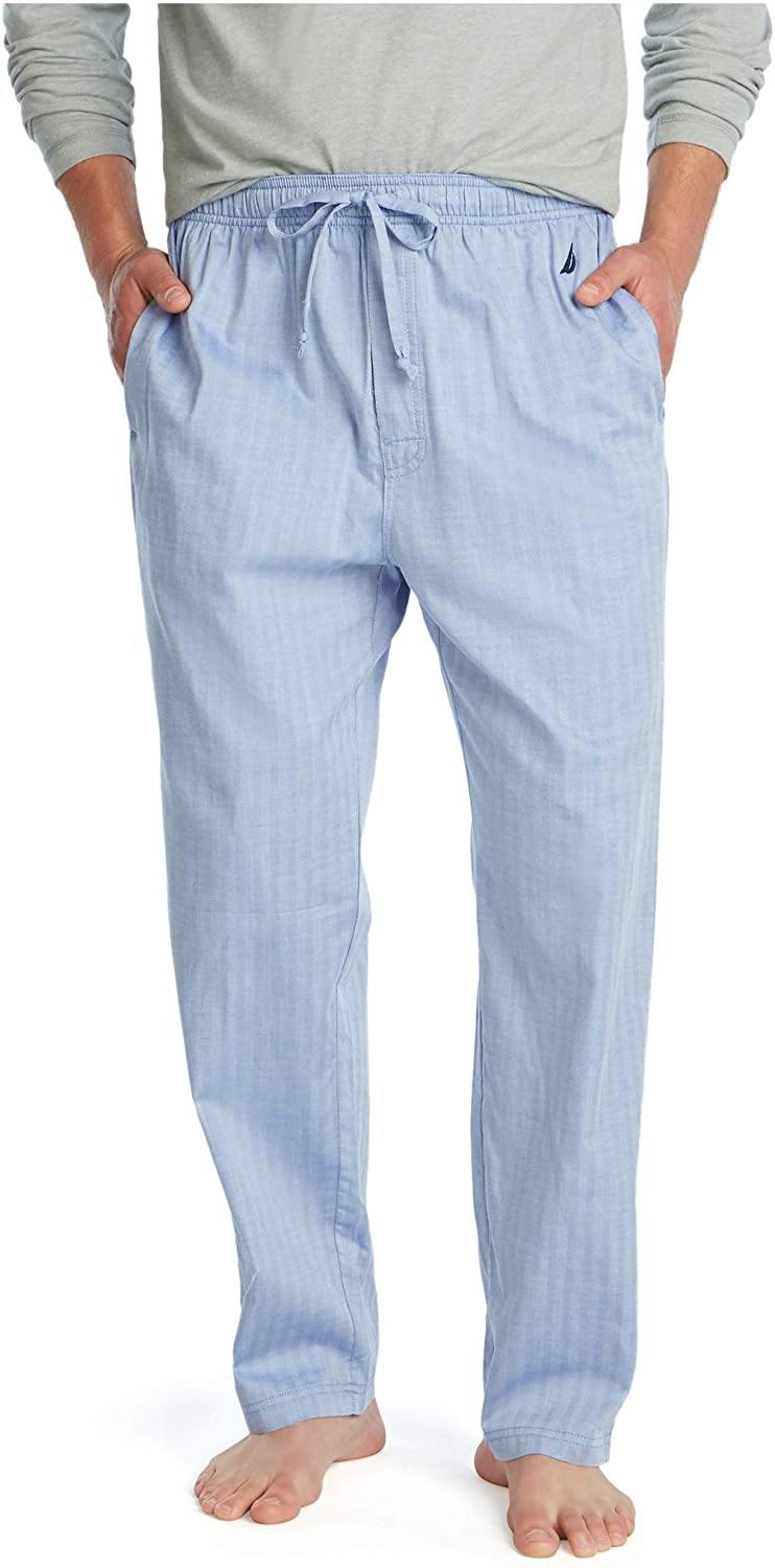 Nautica Men's Soft Woven 100% Cotton Elastic Waistband Sleep Pajama Pant - JOY2ESpree