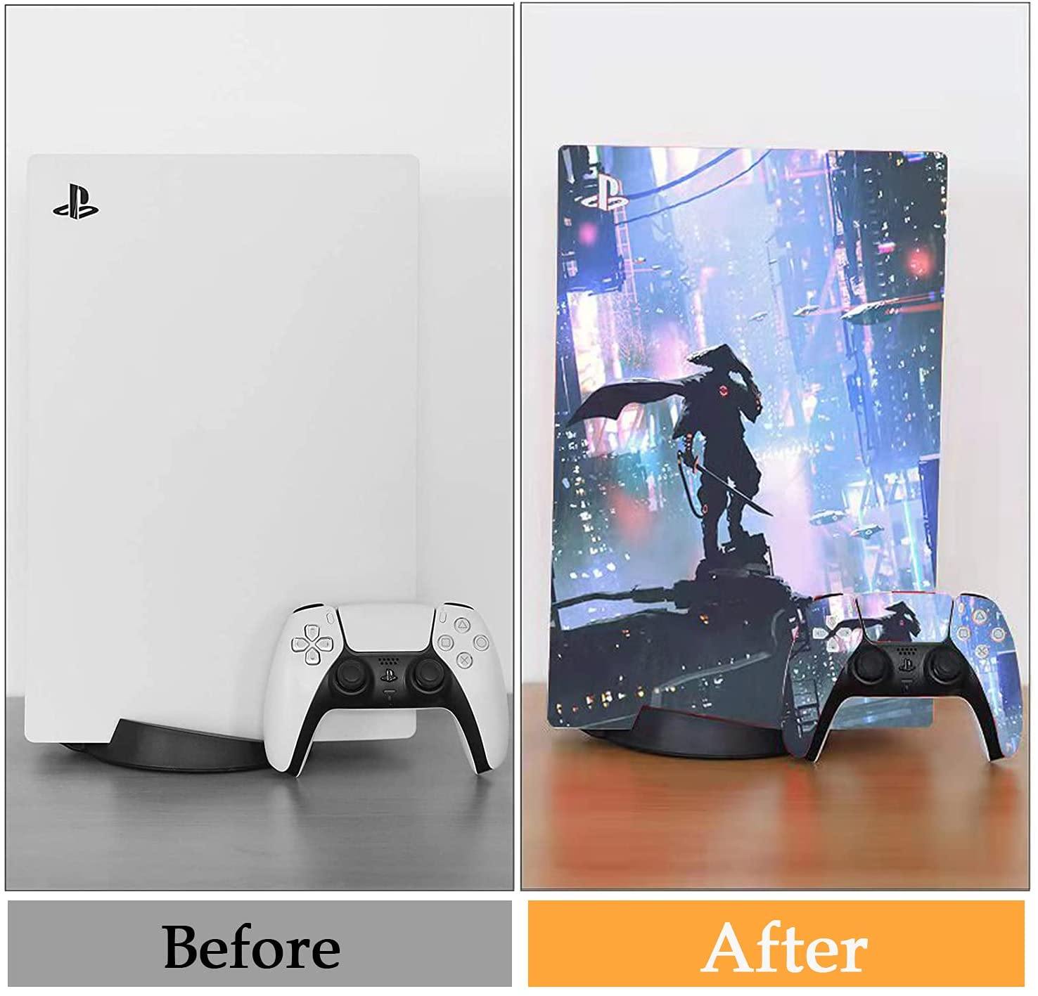 PS5 Skin for Console and Controller, Vinyl Sticker Decal Cover for Playstation 5 - JOY2ESpree