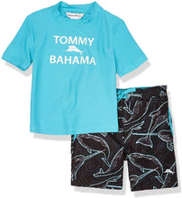 
                        
                          Load image into Gallery viewer, Tommy Bahama Boys' Rashguard and Trunks Swimsuit Set
                        
                      