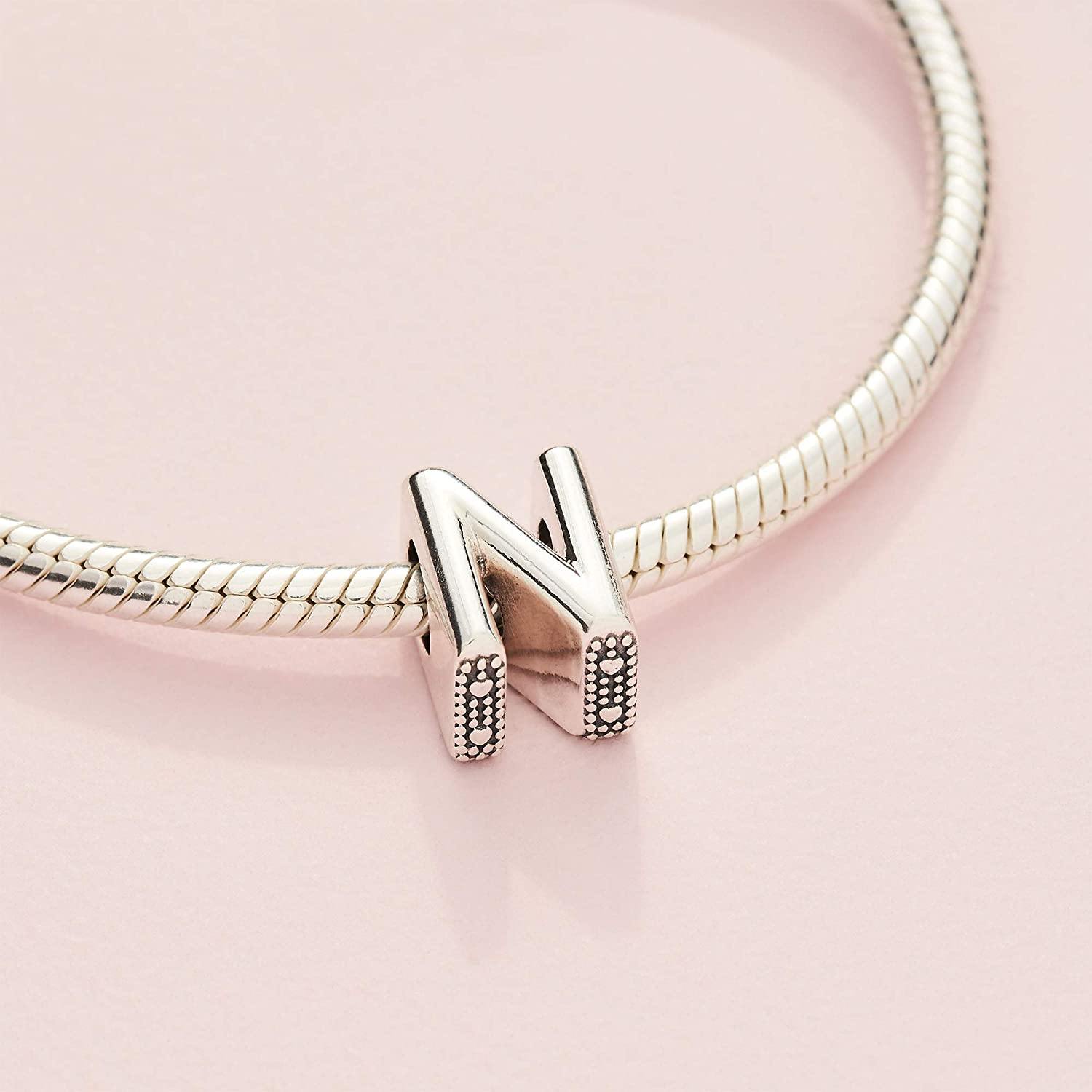 PANDORA Letter 925 Sterling Silver Charm - JOY2ESpree