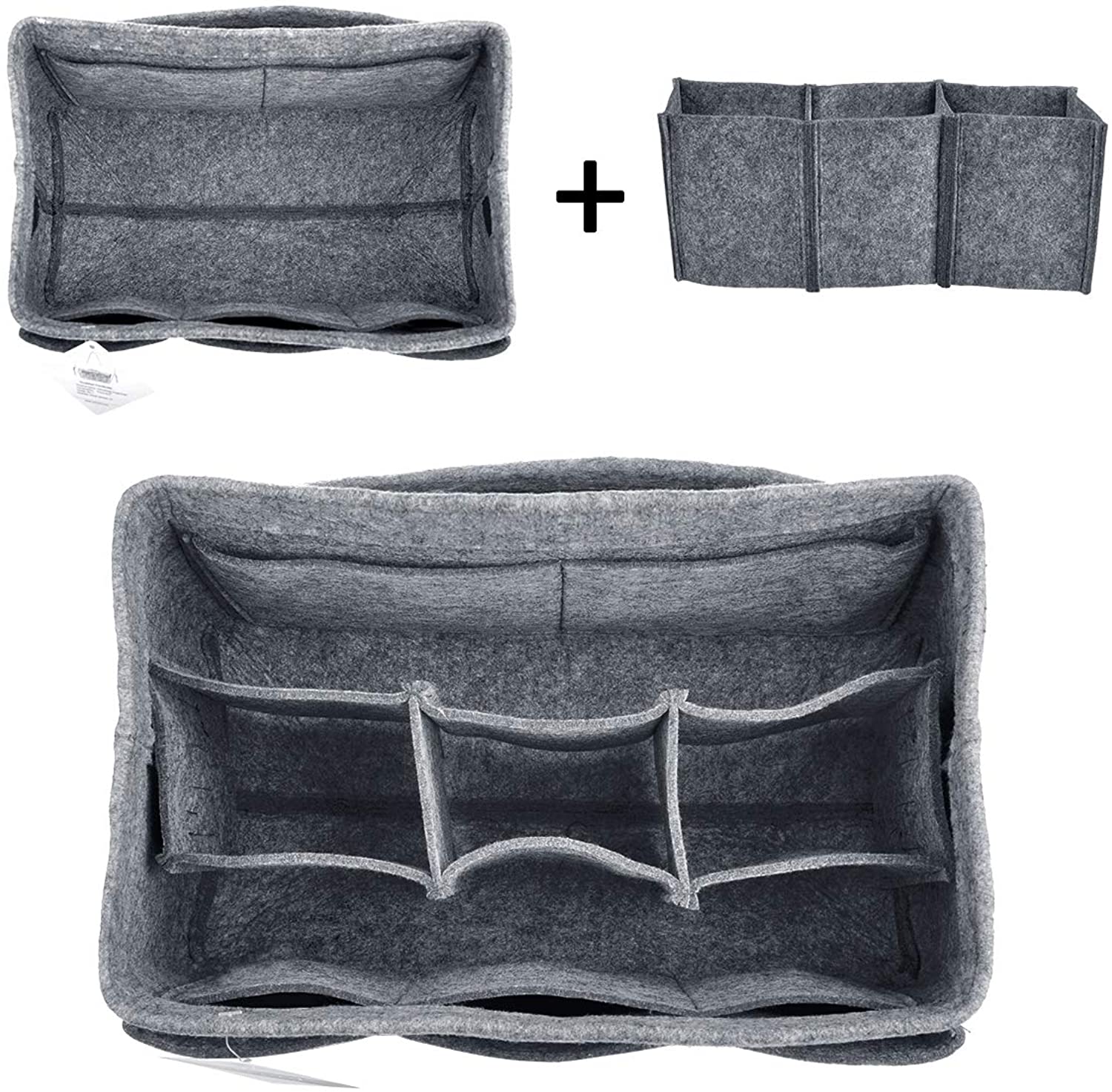 Vercord Felt Purse Organizer Handbag Insert Liner Shaper Bag in Bags for Speedy Neverfull Tote