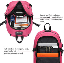 
                        
                          Load image into Gallery viewer, Laptop Backpack,Business Travel Anti Theft Backpack for Men Women with USB Charging Port
                        
                      
