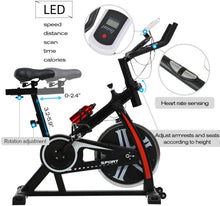 
                        
                          將圖片載入圖庫檢視器 HCB Exercise Bike Indoor Cycling Bike Stationary Bike with Adjustable Seat and Resistance, Comfortable Seat Cushion Cycle Bike for Home Cardio Workout - JOY2ESpree
                        
                      