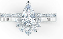 
                        
                          Muat gambar ke penampil Galeri, SWAROVSKI Women's Attract Ring Collection, Rhodium Finish, Clear Crystals - JOY2ESpree
                        
                      