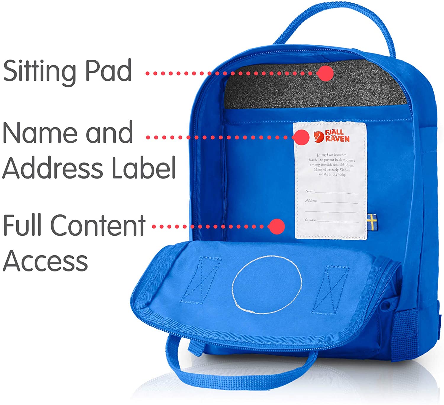 Fjallraven, Kanken Mini Classic Backpack for Everyday