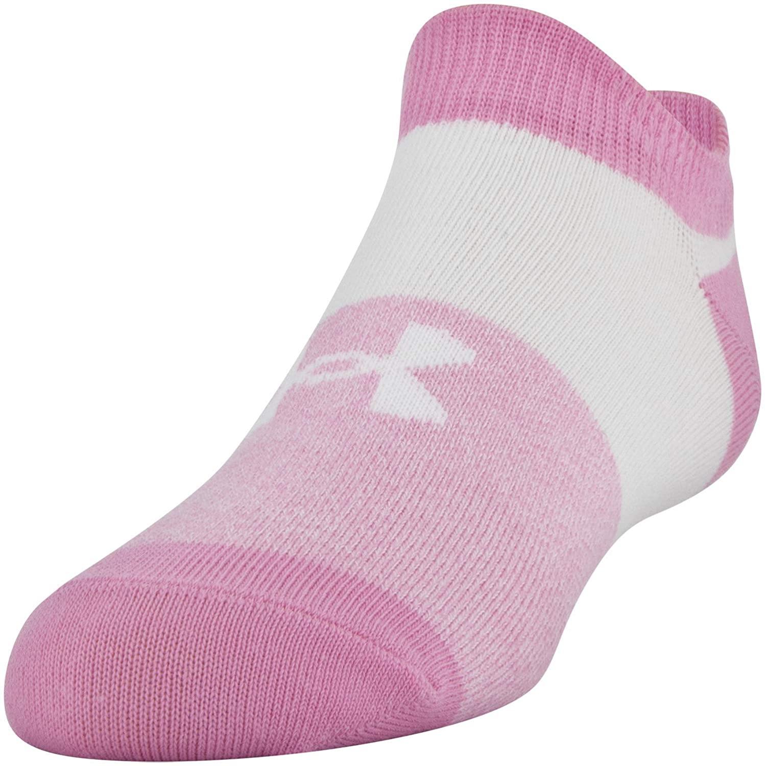 Under Armour Youth Essential 2.0 No Show Socks, 6-Pairs