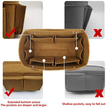 
                        
                          將圖片載入圖庫檢視器 Felt Purse Organizer Insert Bag organizer Multi Pocket Bag in Bag Organizer Shaper
                        
                      