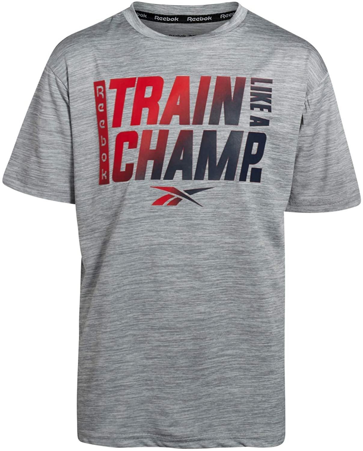 Reebok Boys Quick Dry Breathable Athletic Performance Sports T-Shirt - JOY2ESpree
