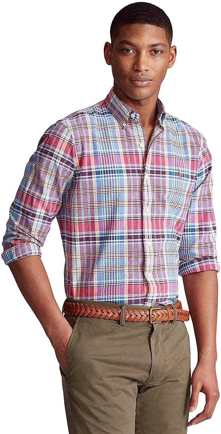 Polo Ralph Lauren Mens Classic Fit Oxford Longsleeve Buttondown Shirt