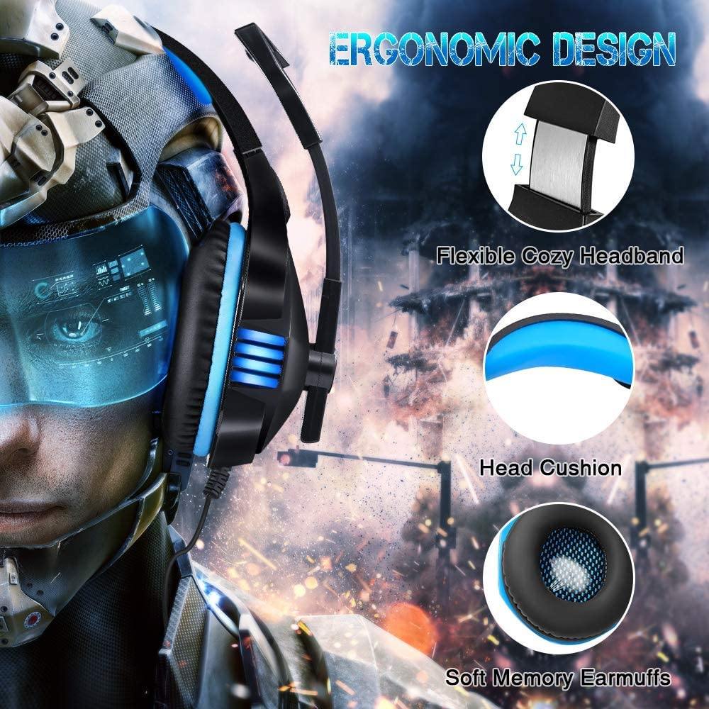 Micolindun Gaming Headset for Xbox One, PS4, PC - JOY2ESpree