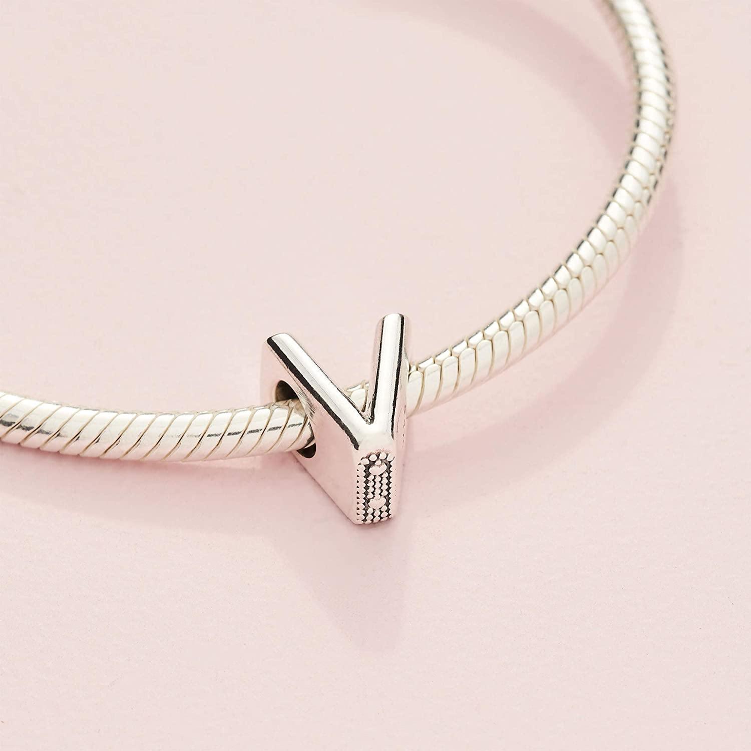 PANDORA Letter 925 Sterling Silver Charm - JOY2ESpree