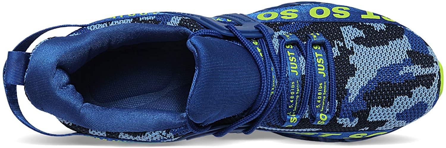 JSLEAP Mens Running Shoes Walking Non Slip Blade Type Sneakers