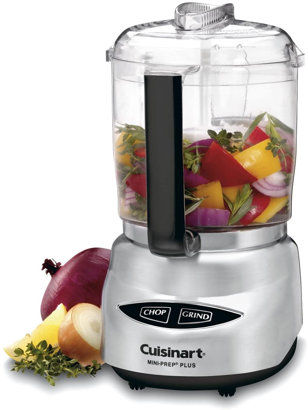 Cuisinart Mini-Prep Plus 4-Cup Food Processor, Brushed Stainless - JOY2ESpree
