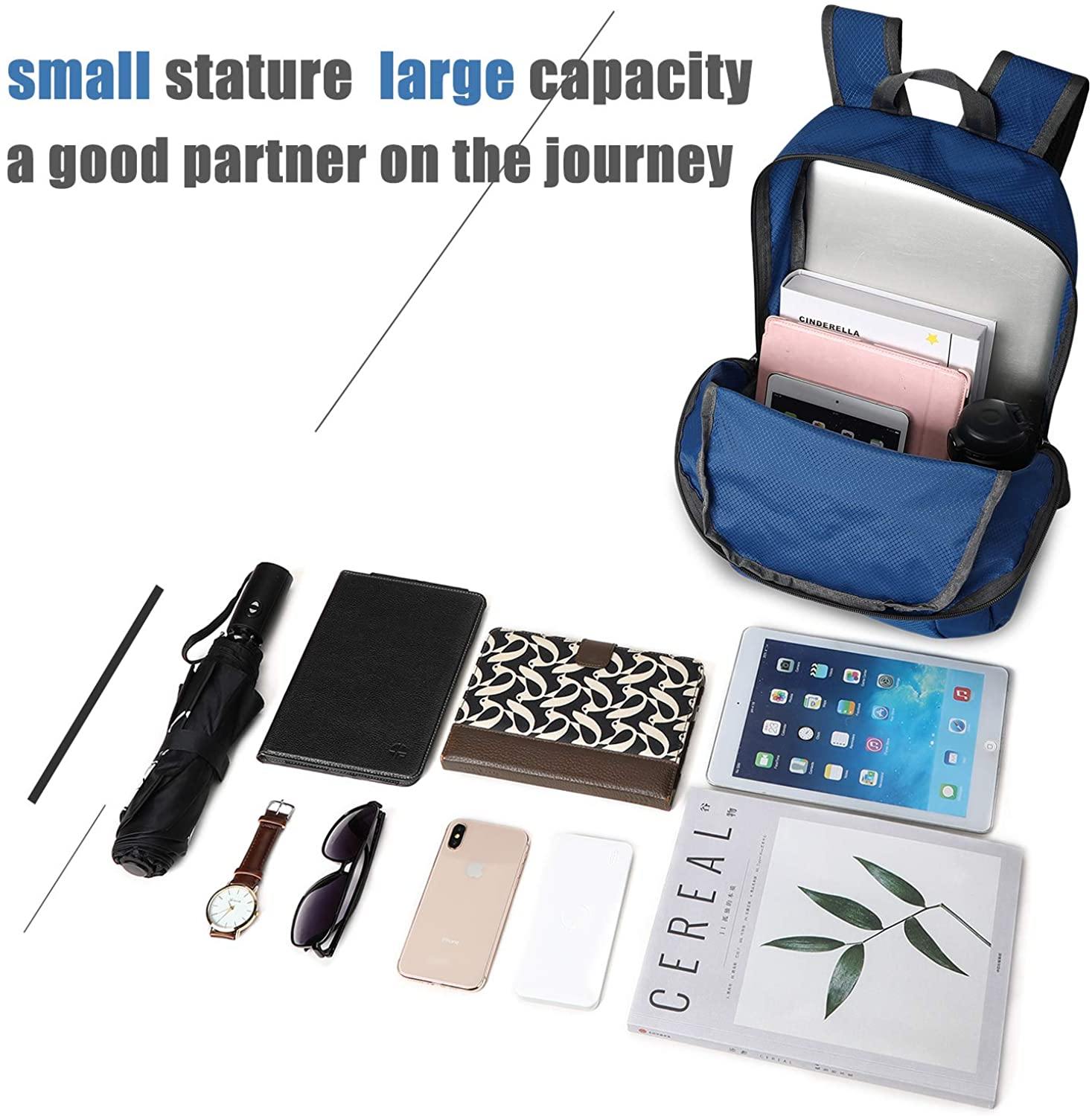 G4Free Ultra Lightweight Packable Backpack Travel Hiking Daypack Handy Foldable Water Resistant Camping Outdoor Backpack - JOY2ESpree