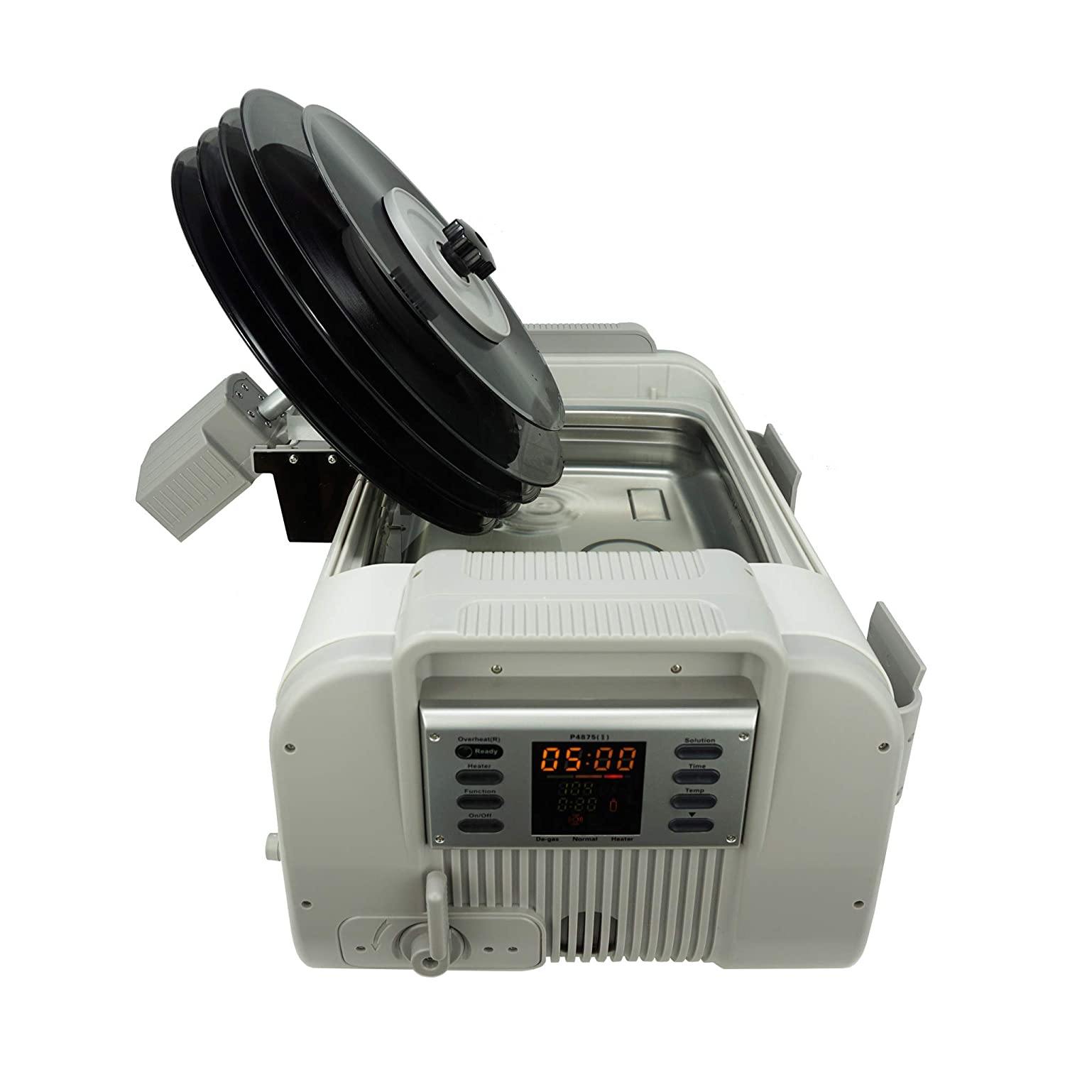 iSonic P4875II+MVR10 Motorized Ultrasonic Vinyl Record Cleaner, 110V (10-Records) - JOY2ESpree