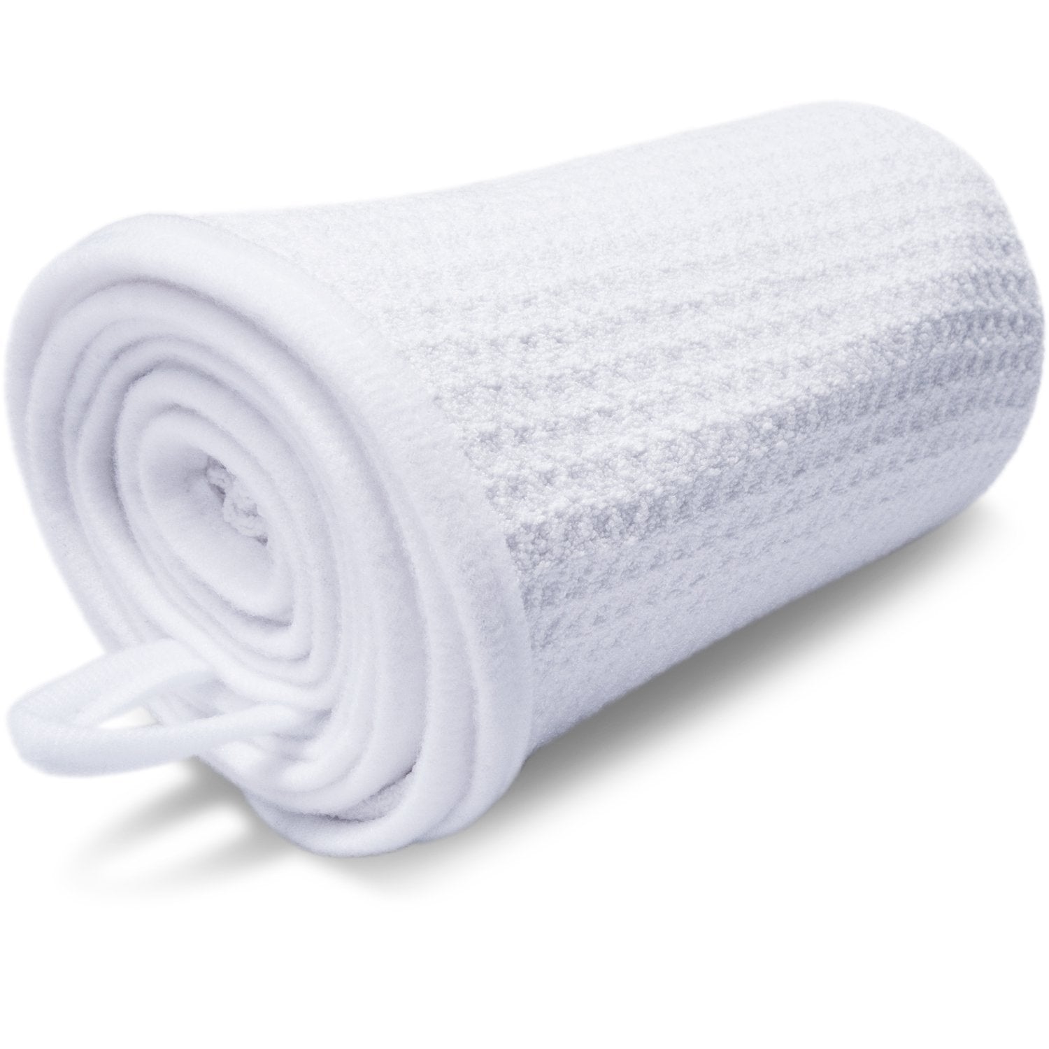 desired body Microfiber Hair Towel - for Fast, Frizz-Free Drying - Premium Large, Compact, Lightweight and Absorbent - One Size Fits All - White