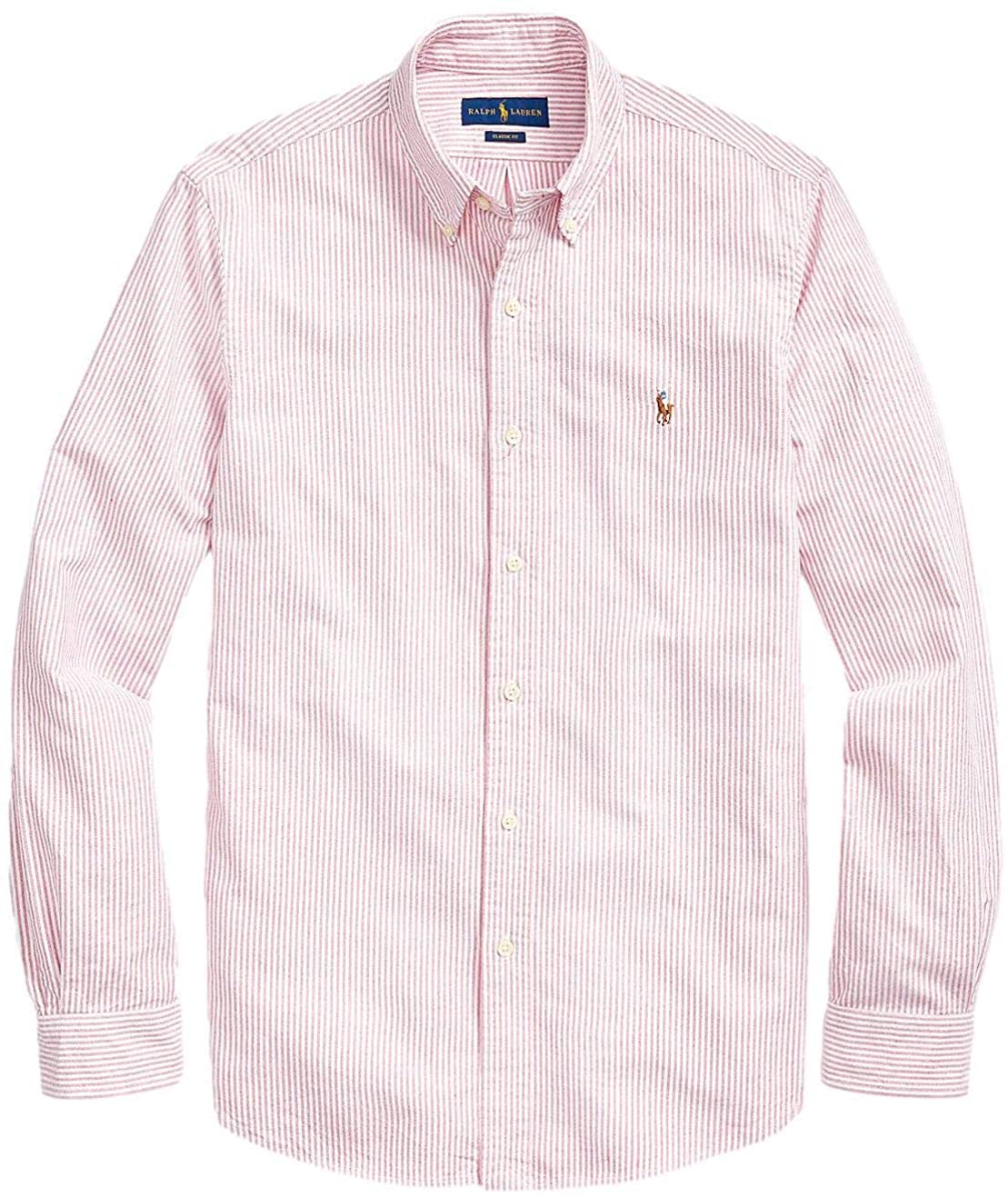 Polo Ralph Lauren Mens Classic Fit Oxford Longsleeve Buttondown Shirt