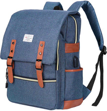 
                        
                          Muat gambar ke penampil Galeri, Modoker Vintage Laptop Backpack for Women Men,School College Backpack
                        
                      
