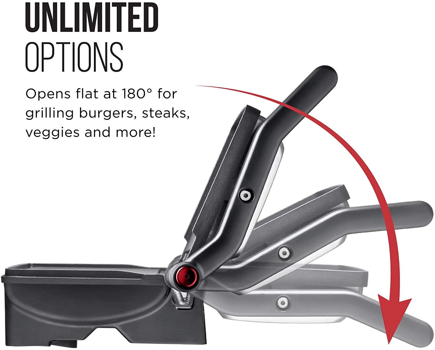 Chefman Panini Press Grill and Gourmet Sandwich Maker Non-Stick Coated Plates - JOY2ESpree