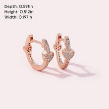 
                        
                          Load image into Gallery viewer, Pandora Rose Alluring Hearts Hoop Earrings - JOY2ESpree
                        
                      