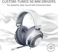 
                        
                          將圖片載入圖庫檢視器 Razer Kraken Gaming Headset: Lightweight Aluminum Frame, Retractable Noise Isolating Microphone - JOY2ESpree
                        
                      