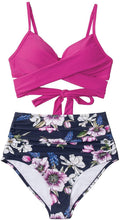 
                        
                          將圖片載入圖庫檢視器 CUPSHE Women's High Waist Bikini Swimsuit Floral Print Tie Two Piece Bathing Suit - JOY2ESpree
                        
                      