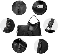 
                        
                          Load image into Gallery viewer, Women Fashion Handbags Wallet Tote Bag Shoulder Bag Top Handle Satchel Purse Set 4pcs
                        
                      