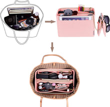 
                        
                          Load image into Gallery viewer, Purse Organizer, Purse Organizer Insert With 2 Metal Zipper, Bag Organizer With RFID Blocking Pocket Purse Organizer insert
                        
                      