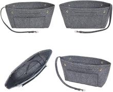 
                        
                          Muat gambar ke penampil Galeri, YIICOOLY Felt Tote Handbag Purse Organizer Insert Divider Shaper Bag in Bag
                        
                      