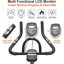 
                        
                          Load image into Gallery viewer, IDEER LIFE Indoor Cycling Bike Stationary Exercise Bike for Home Cardio Workout Smooth Drive - JOY2ESpree
                        
                      