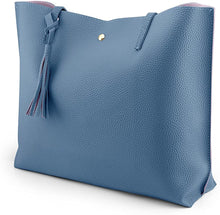 
                        
                          Cargar imagen en el visor de la galería, Oct17 Women Large Tote Bag - Tassels Faux Leather Shoulder Handbags, Fashion Ladies Purses Satchel Messenger Bags
                        
                      